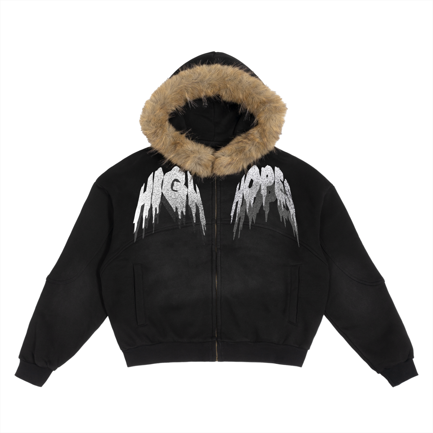 HIGH HOPES FUR HOODIE