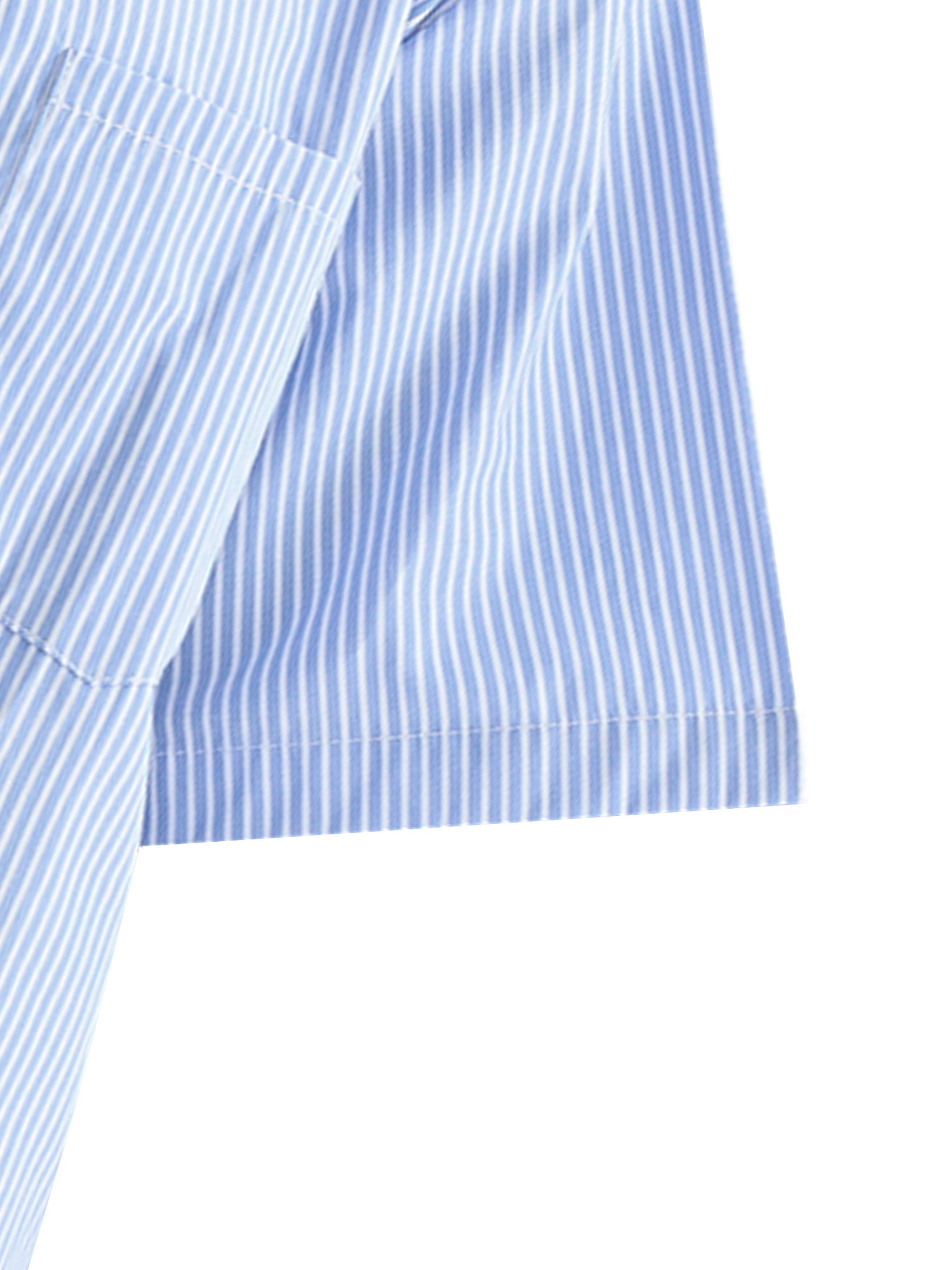 casual,daily,essential,outdoor,button,striped,smart,boxy,loose,unisex